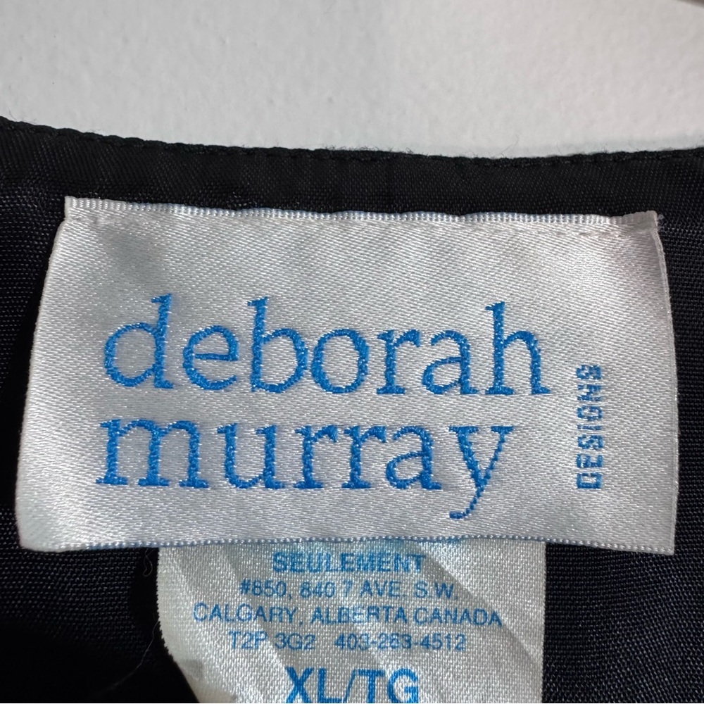 Deborah Murray Tapestry Vest XL Southwestern Boho Cropped Button Front - Picture 4 of 8